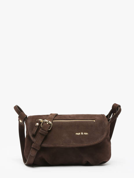 Cross Body Tas Vintage Leder Nat et nin Bruin vintage JENNY